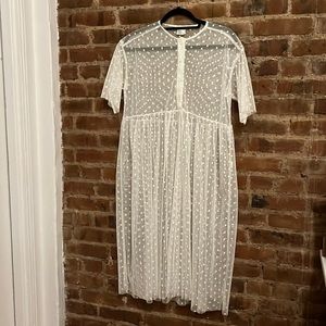 Rita Row - NEVER WORN Sheer, Polka Dot Dress